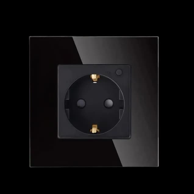 Wi-Fi EU Type F Single Socket 16A (Black) VIV-TW-WF1F-WT