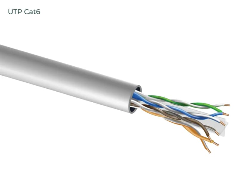 UTP CAT6 BC 24AWG PVC(indoor) "0.55 ± 0.01 mm"