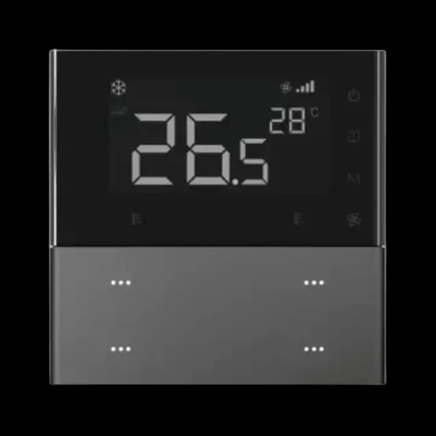 Temperature Control Panel With 4-Button (KNX) KXTC-B1B4-EU