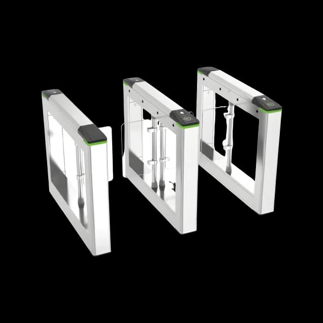 JSTZ3920-INT Dual-Lane Swing Gate with Access Control Integration, IP55 Rated