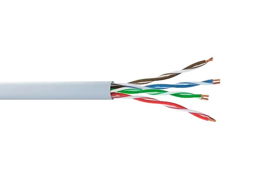UTP CAT6A CCA 24AWG PVC(indoor) "0.50 ± 0.01 mm"