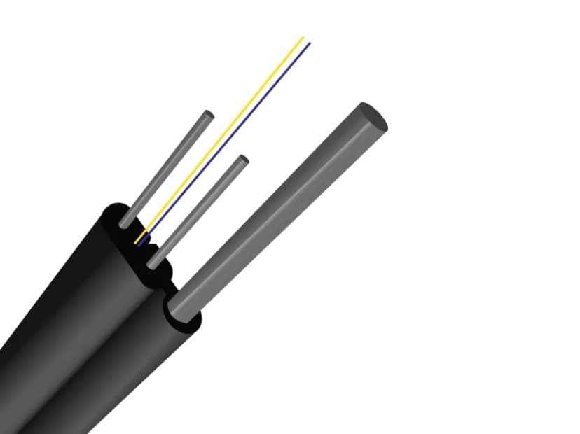 OptoWire-AM-L-FL-4FO-0.6KN Drop Outdoor Flat optical cable