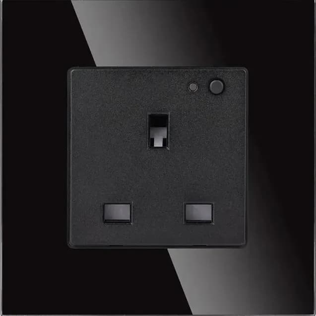 Wi-Fi Multi-Function Single Socket 13A (Black) VIV-TW-WF1MF-WT