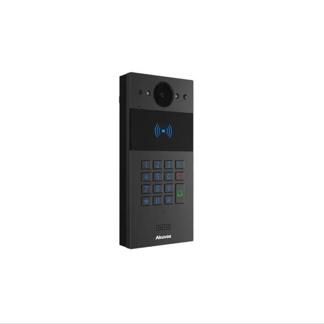 R20K-L Black IP Video Doorbell (Included On-Wall Installation Kit)