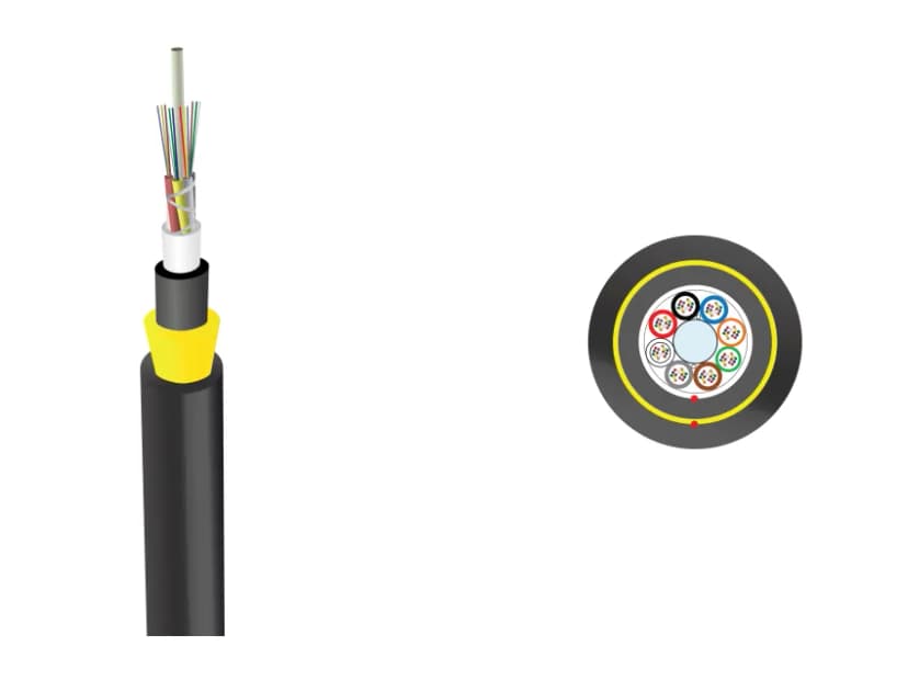 Optowire-AS(L)-S-8FO-20KN Long span ADSS for high voltage electrical towers
